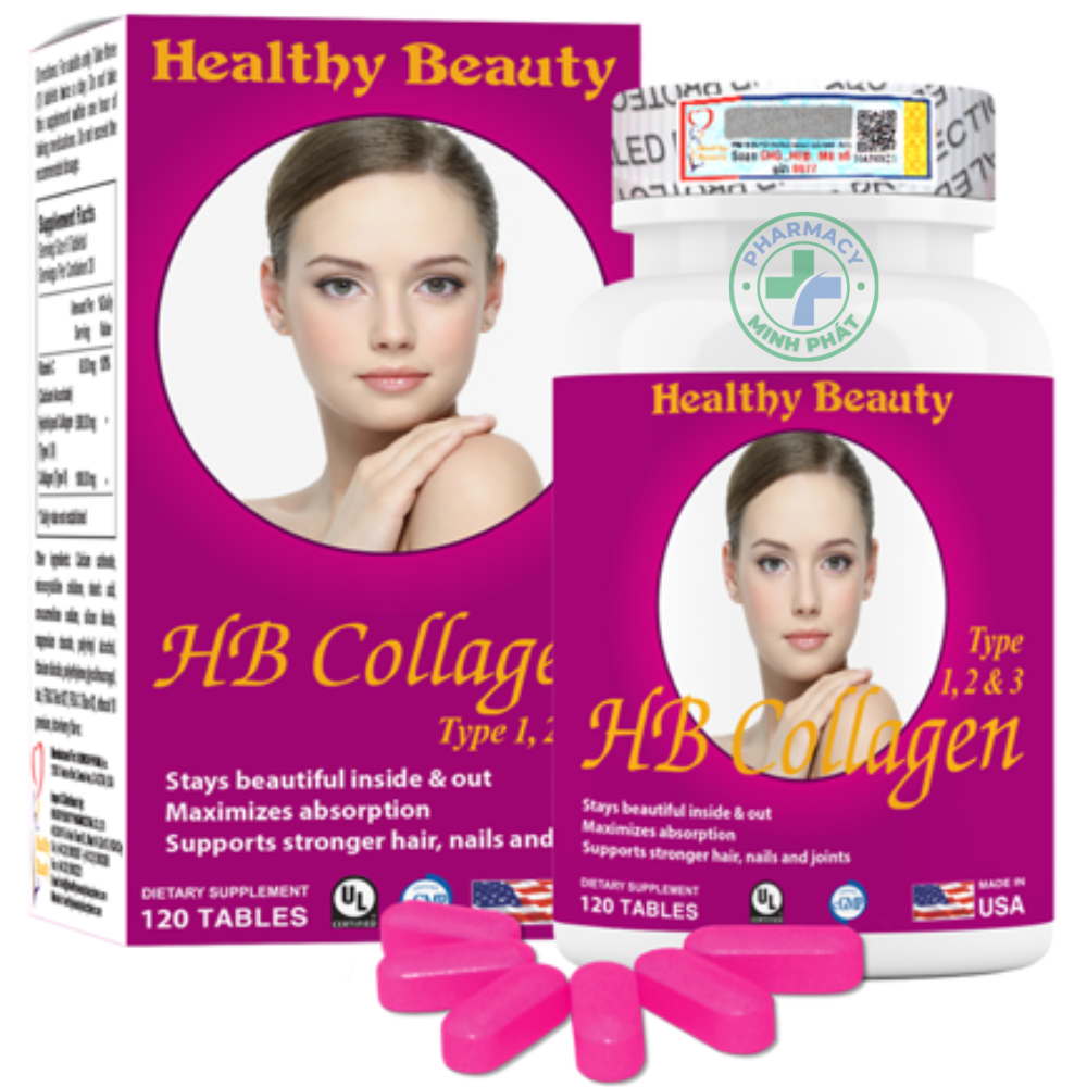 HB COLLAGEN TYPE 1,2&3 - Giúp đẹp da, khỏe khớp.